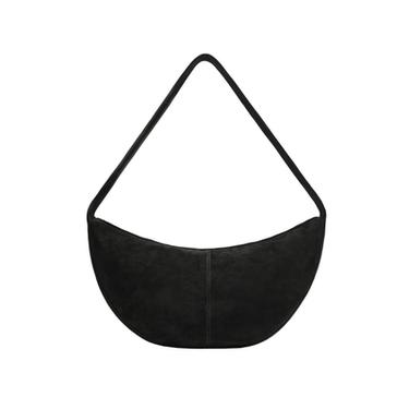 BOLSO HOMBRO PIEL - Negro de Zara