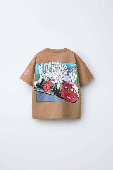 CARS © DISNEY PRINT T-SHIRT - Light brown by Zara