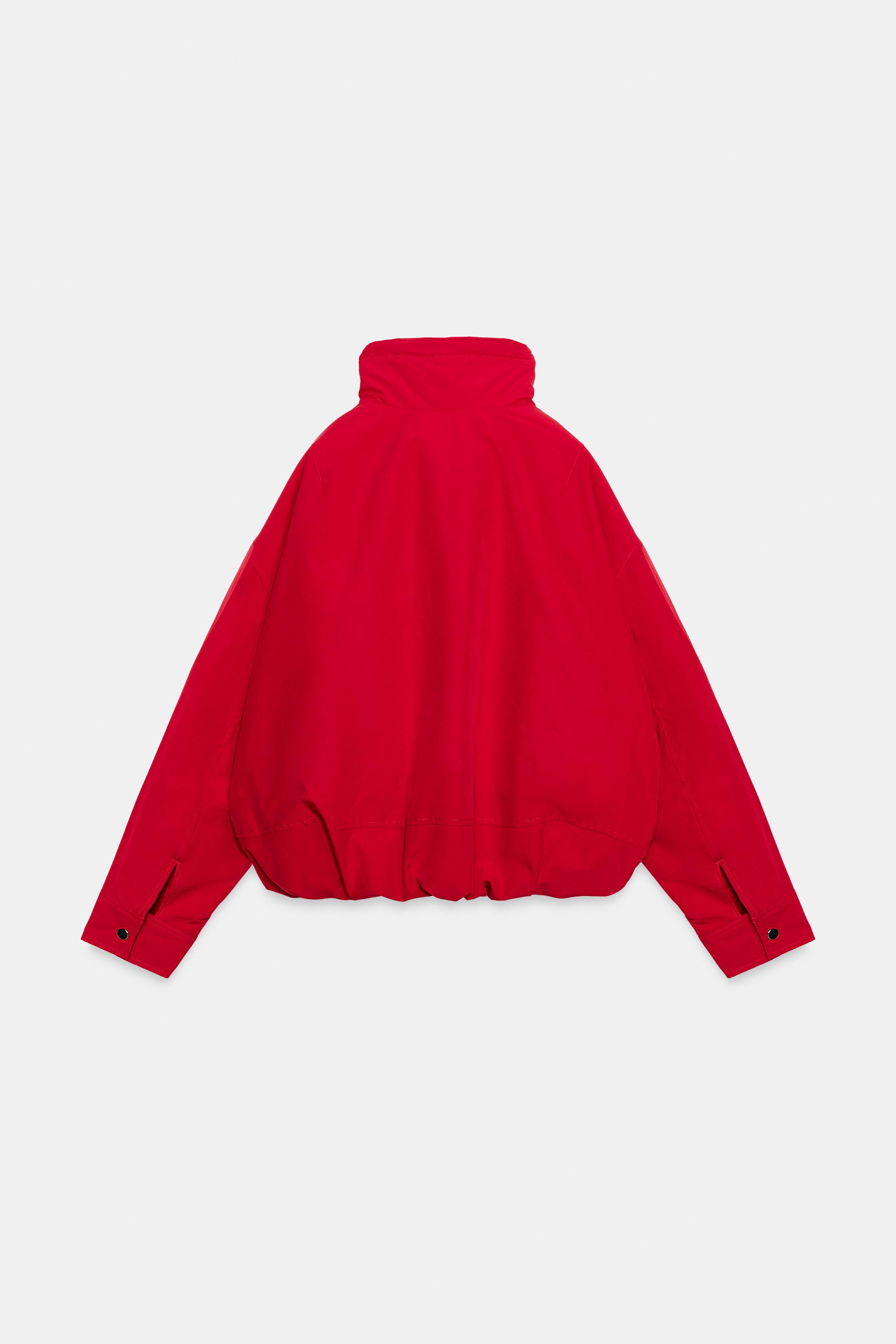Женские куртки Zara WATER-REPELLENT QUILTED JACKET — фото 9