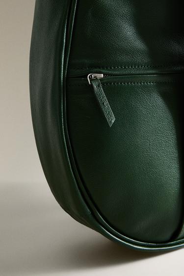 HOUSSE RAQUETTE TENNIS CUIR - Vert de Zara - Image 3
