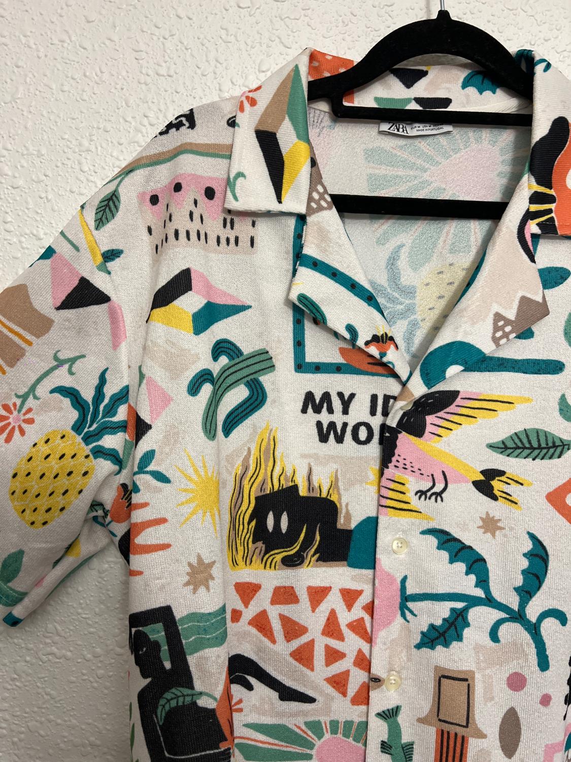 PRINTED GRAPHICS SHIRT - Image 2