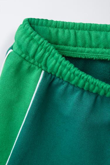 PRINCE ® PLUSH BERMUDA SHORTS - Green by Zara - Image 2