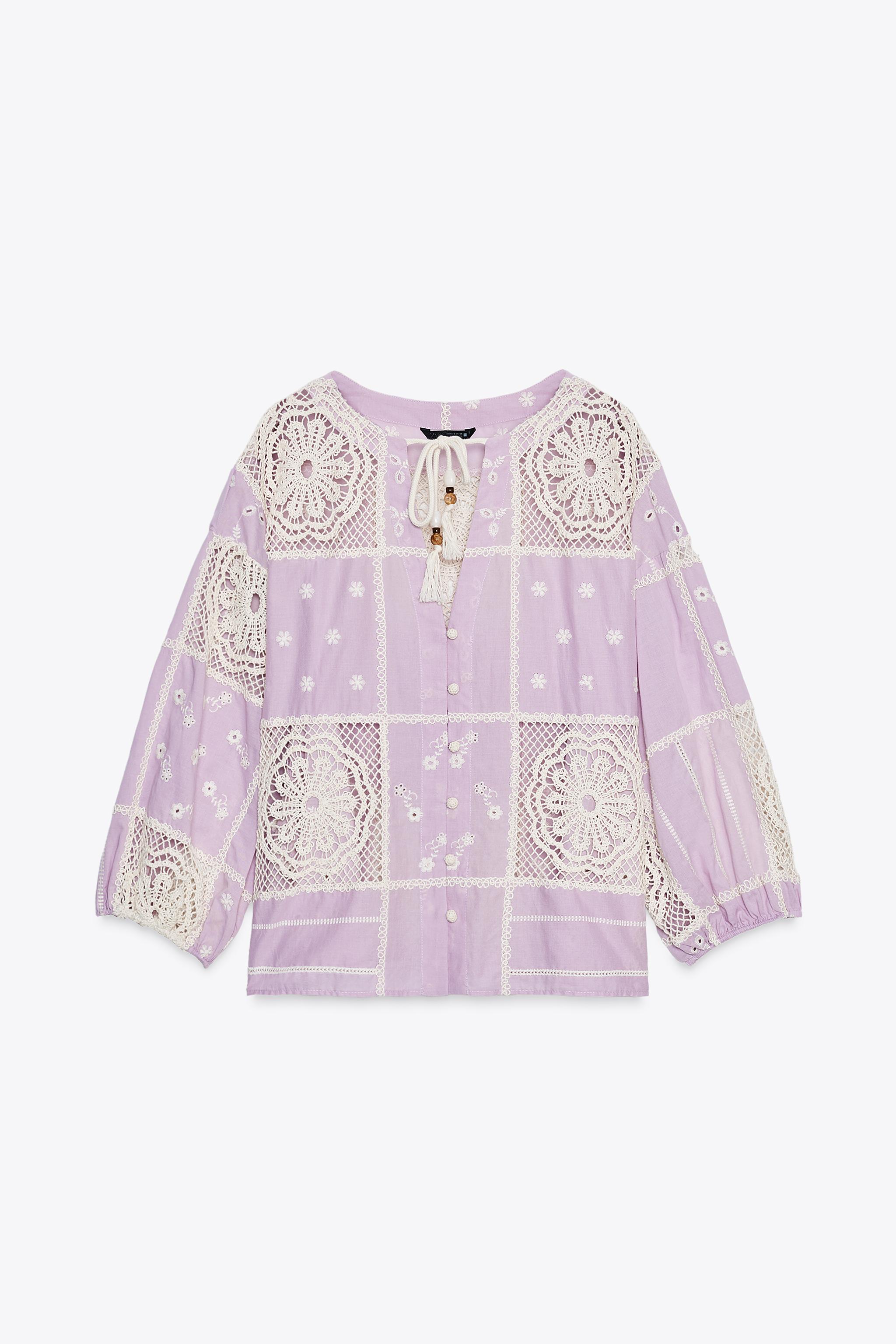 CROCHET COMBINATION SHIRT