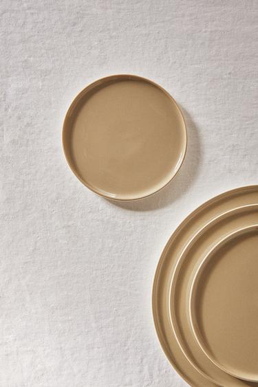 SET OF 2 - PLATE XS - brown/white by Zara - Image 4