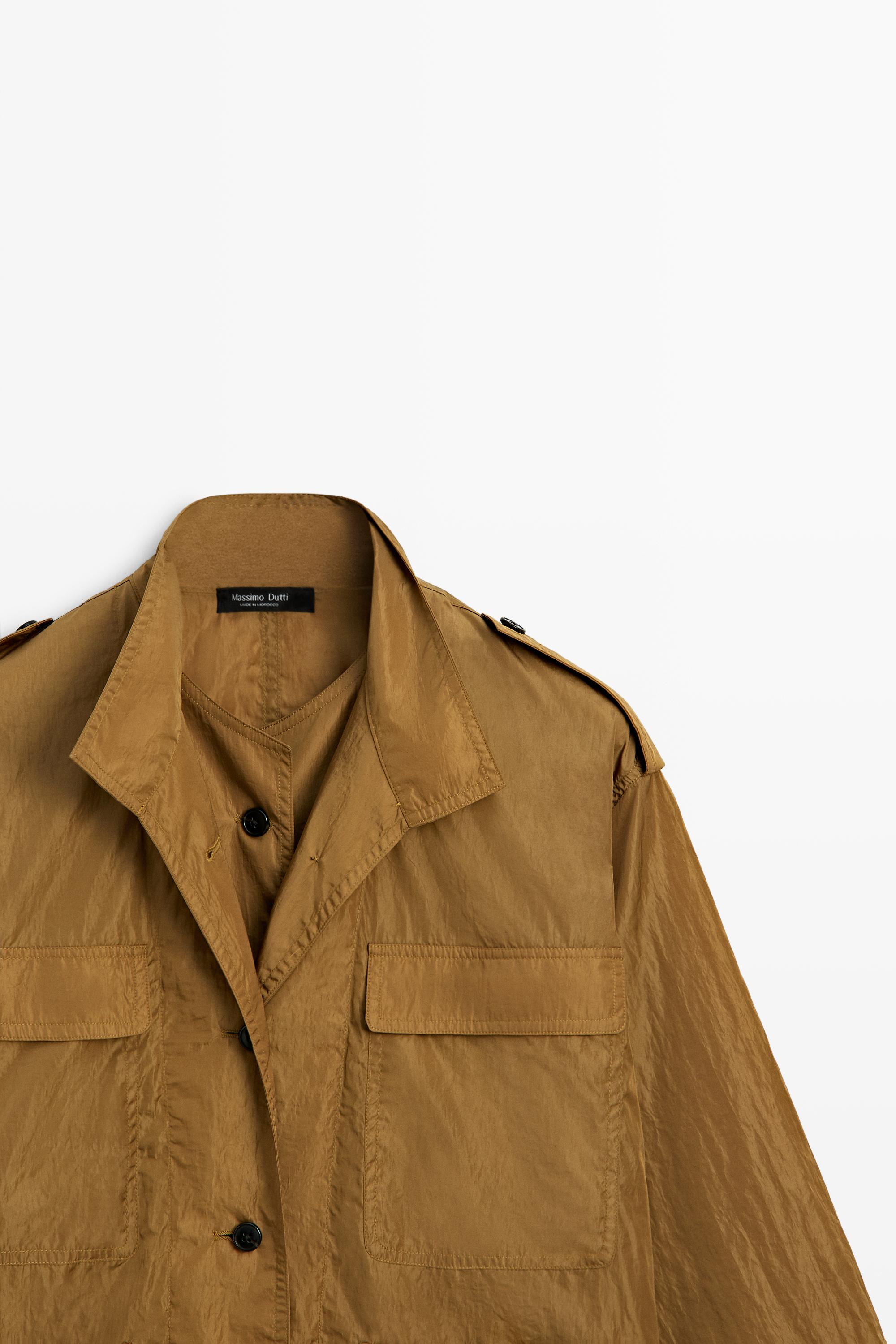 Technical overshirt with pocket details