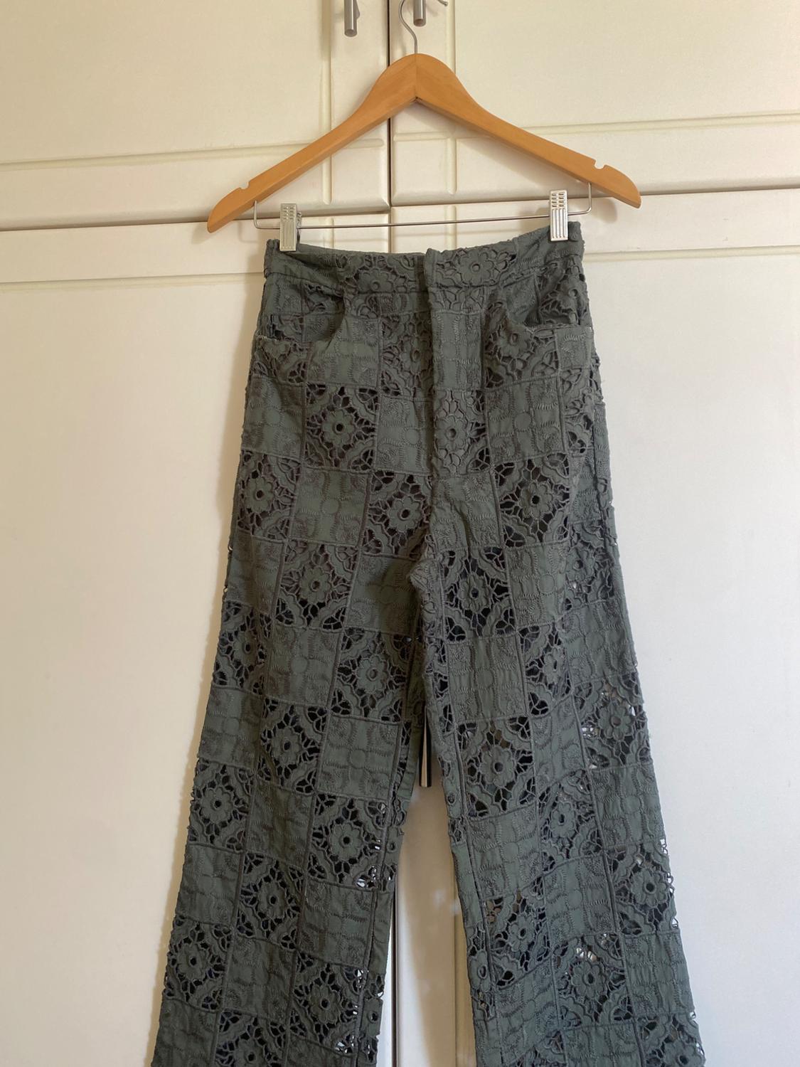 TROUSERS WITH CUTWORK EMBROIDERY - Image 4