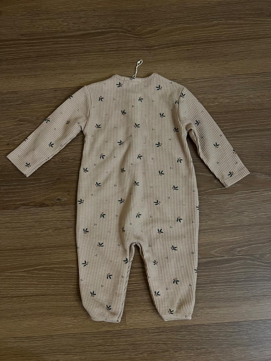 WAFFLE KNIT FLORAL JUMPSUIT - Image 2
