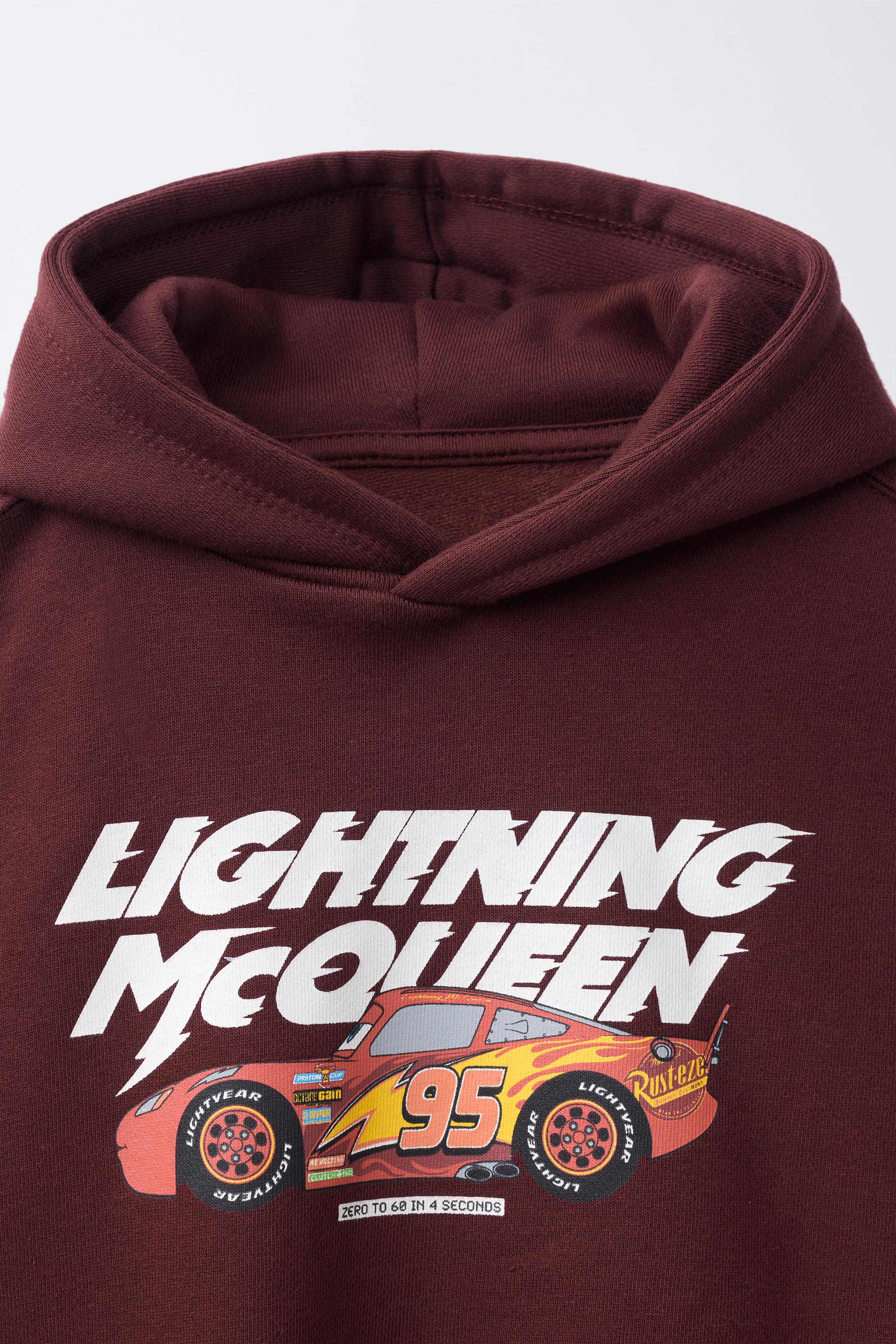 ENSEMBLE DE JOGGING SWEAT À CAPUCHE ET PANTALON JOGGER CARS FLASH MCQUEEN © DISNEY/PIXAR