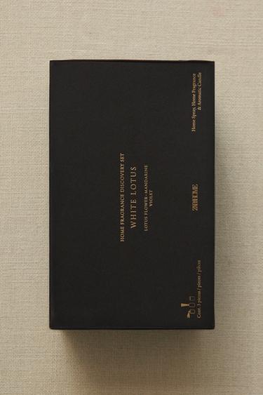 WHITE LOTUS GIFT BOX SET (SET OF 3) - Intense red by Zara