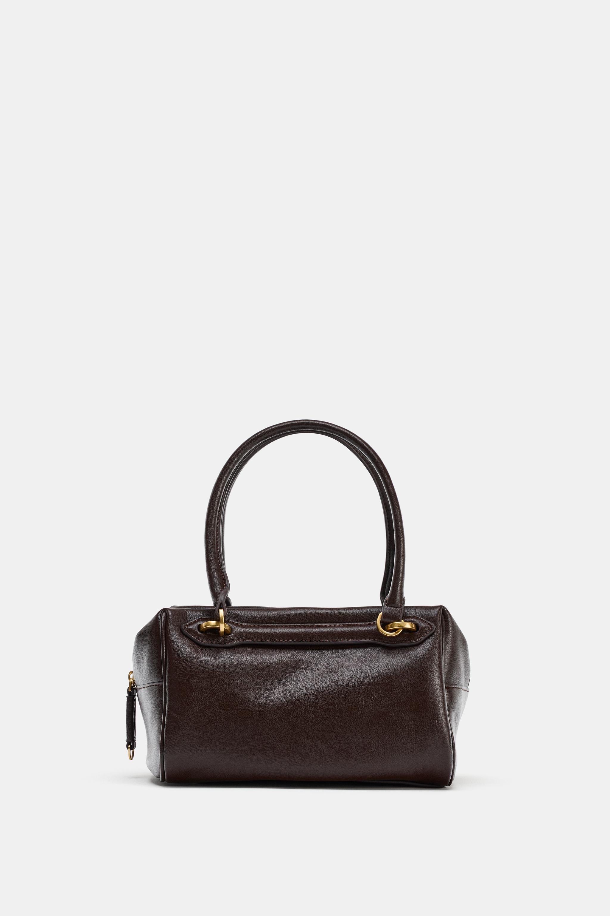 Borsalino 59〜60 BOLSA MINI BOWLING - Marrom | ZARA Brasil