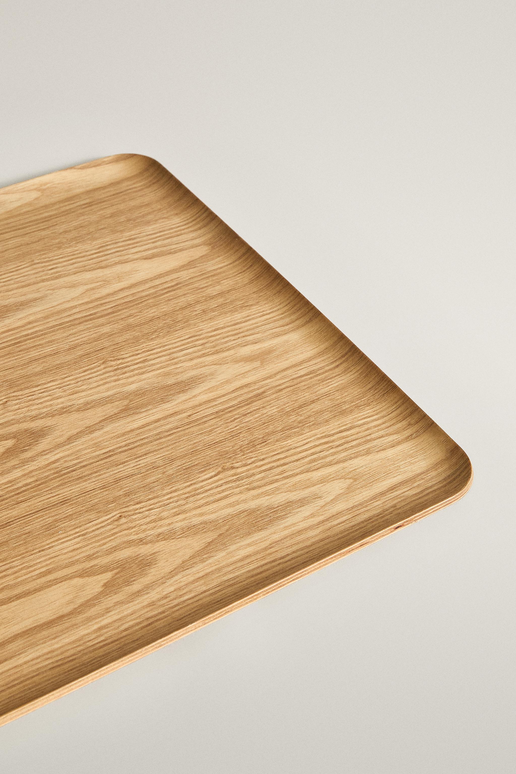 LARGE RECTANGULAR WOODEN TRAY