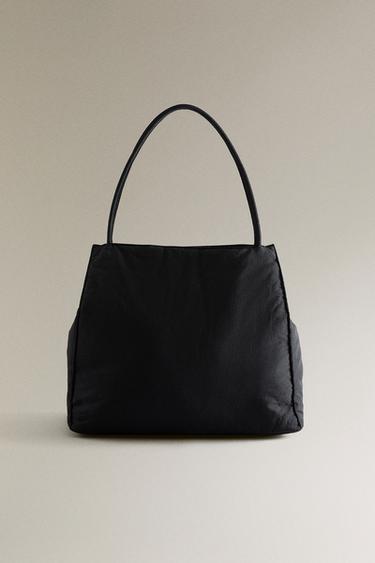 SHOPPER TEJIDO TÉCNICO - Negro de Zara