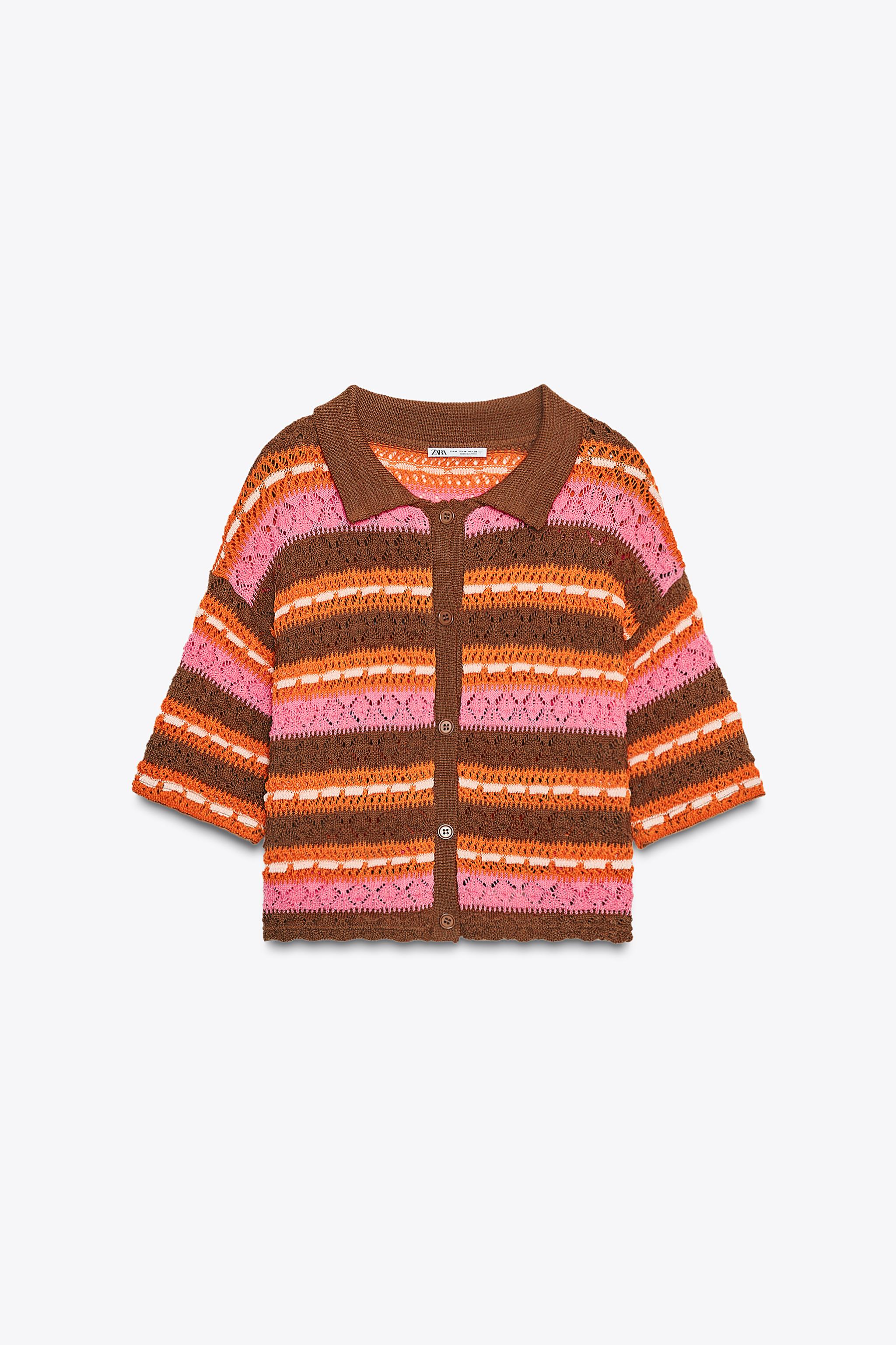 TOP POLO JACQUARD