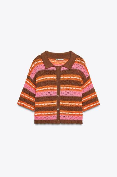 Zara Çokrenkli - JAKARLI POLO TOP