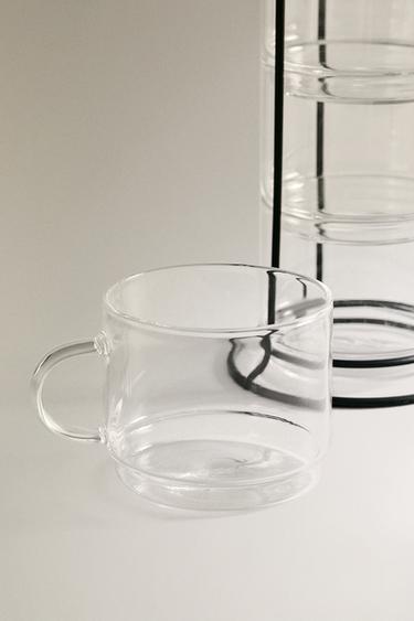 BOROSILICATE GLASS CUP TOWER (SET OF 4) -  by Zara - Image 2