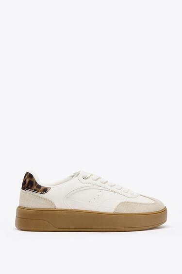 ADIDAȘI CU ANIMAL PRINT - Alb-ecru de la Zara