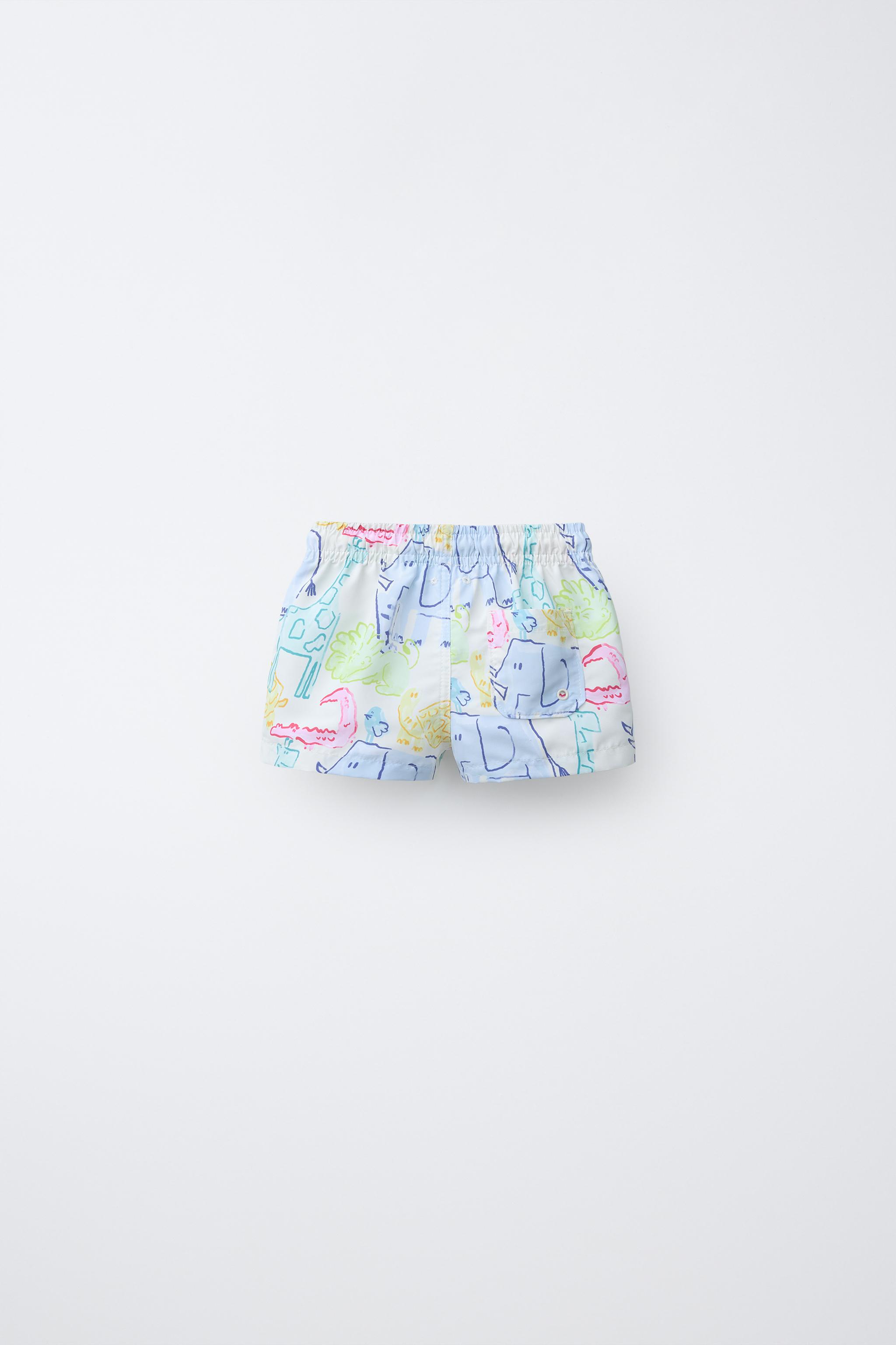 2-6 YEARS/ ANIMAL SWIM SHORTS