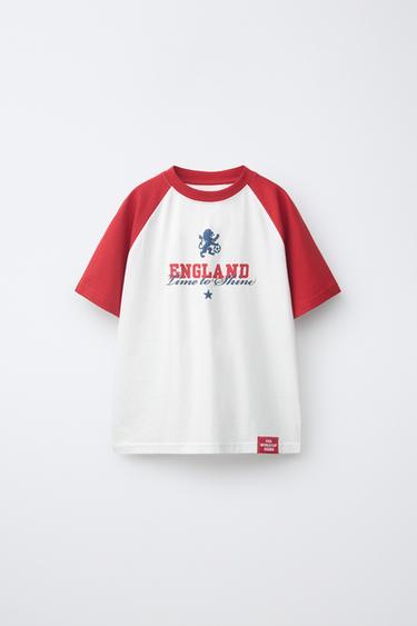 Zaras T-SHIRT MED TRYCK ENGLAND FIFA WORLD CUP ™ 2026 - Vit