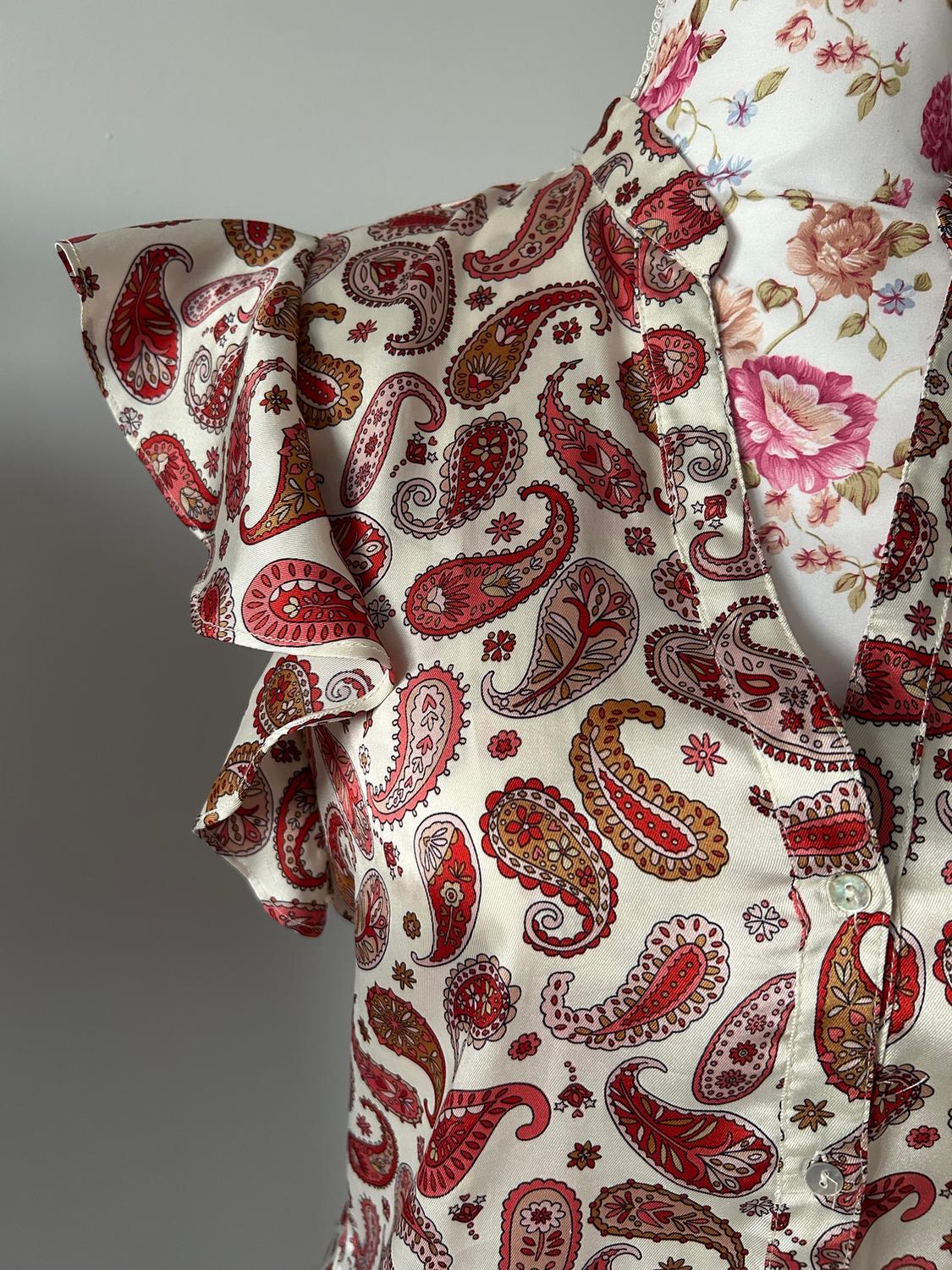 PAISLEY PRINT BLOUSE - Image 3