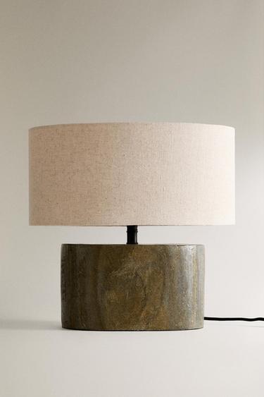 SLATE TABLE LAMP - Light beige by Zara - Image 5