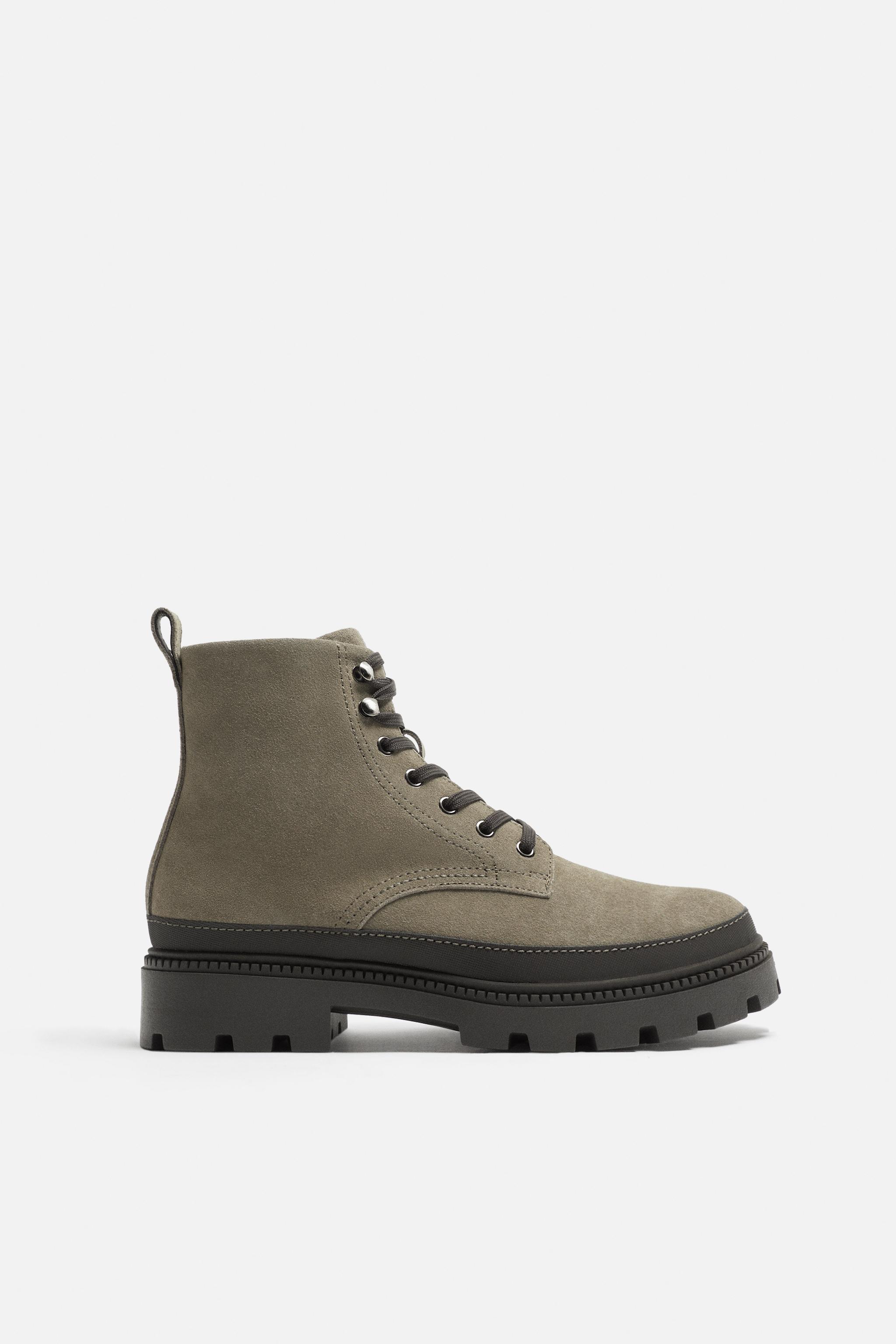 ZARA - LACE-UP outlet BOOTS