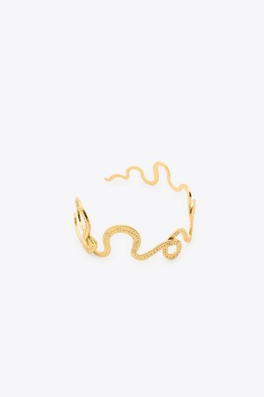 LOT DE 2 BRACELETS SERPENT - Doré de Zara - Image 1