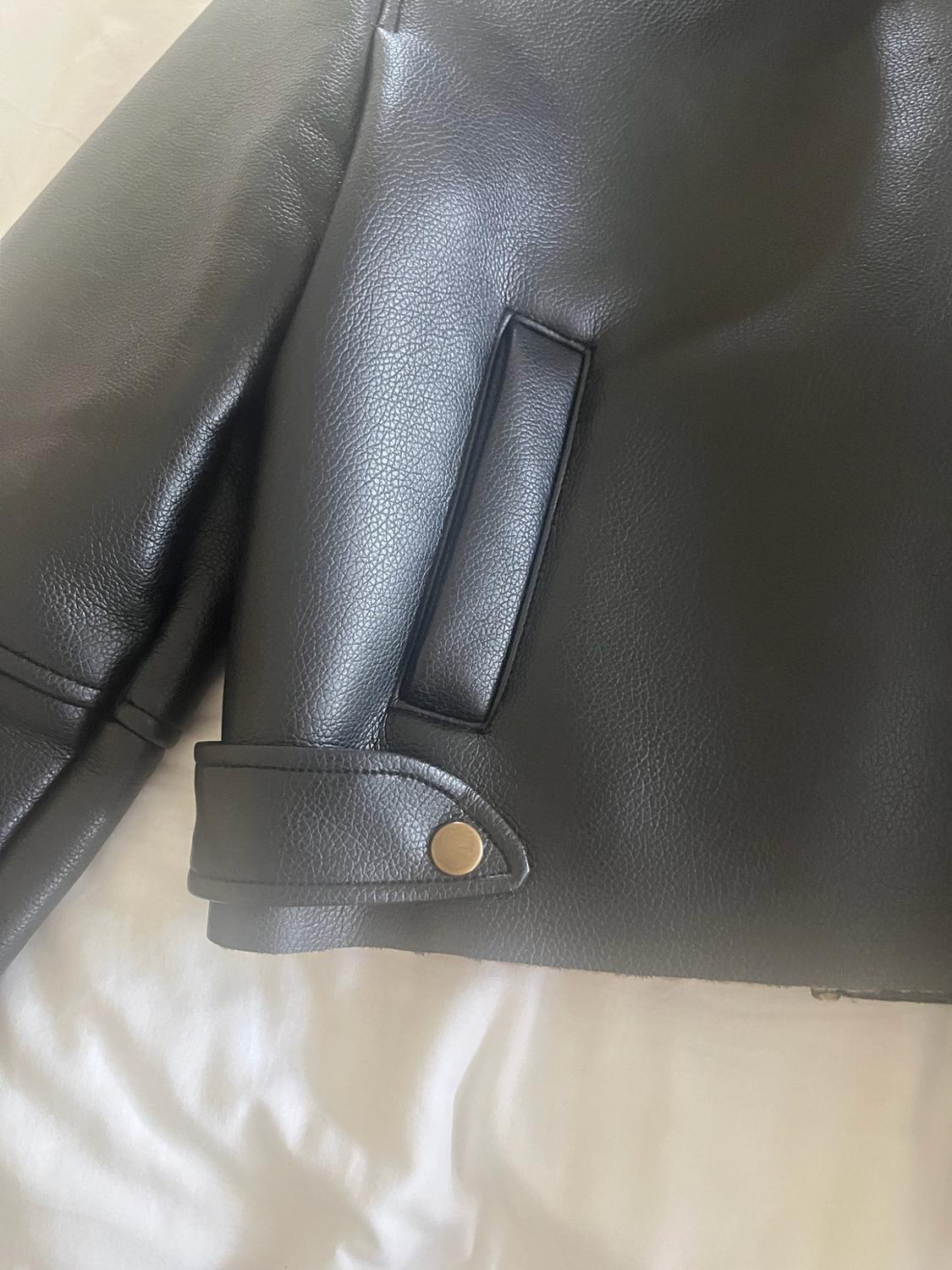 FLEECE BIKER JACKET - Image 6
