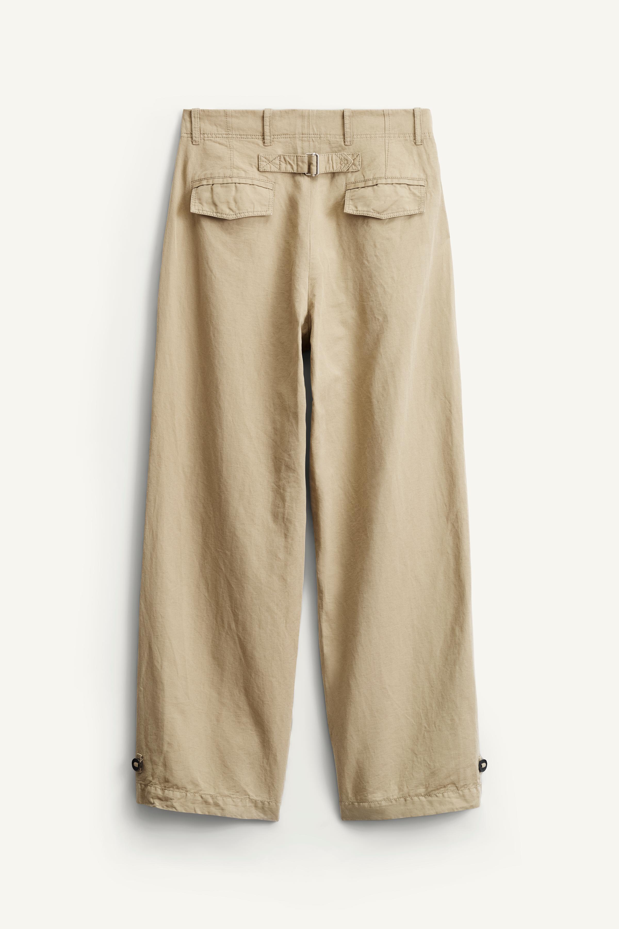 チノパンツ ZARA SRPLS CHN PNT 14 4569/322 CHN PNT 14 - taupe brown | ZARA United States