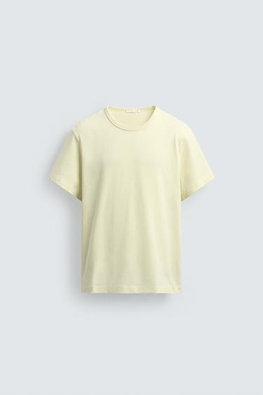 NORMAALIN MALLINEN T-PAITA - Light yellow Zaralta