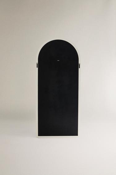 FULL LENGTH MIRROR WITH WOODEN ARCH - Cement by Zara - Image 3