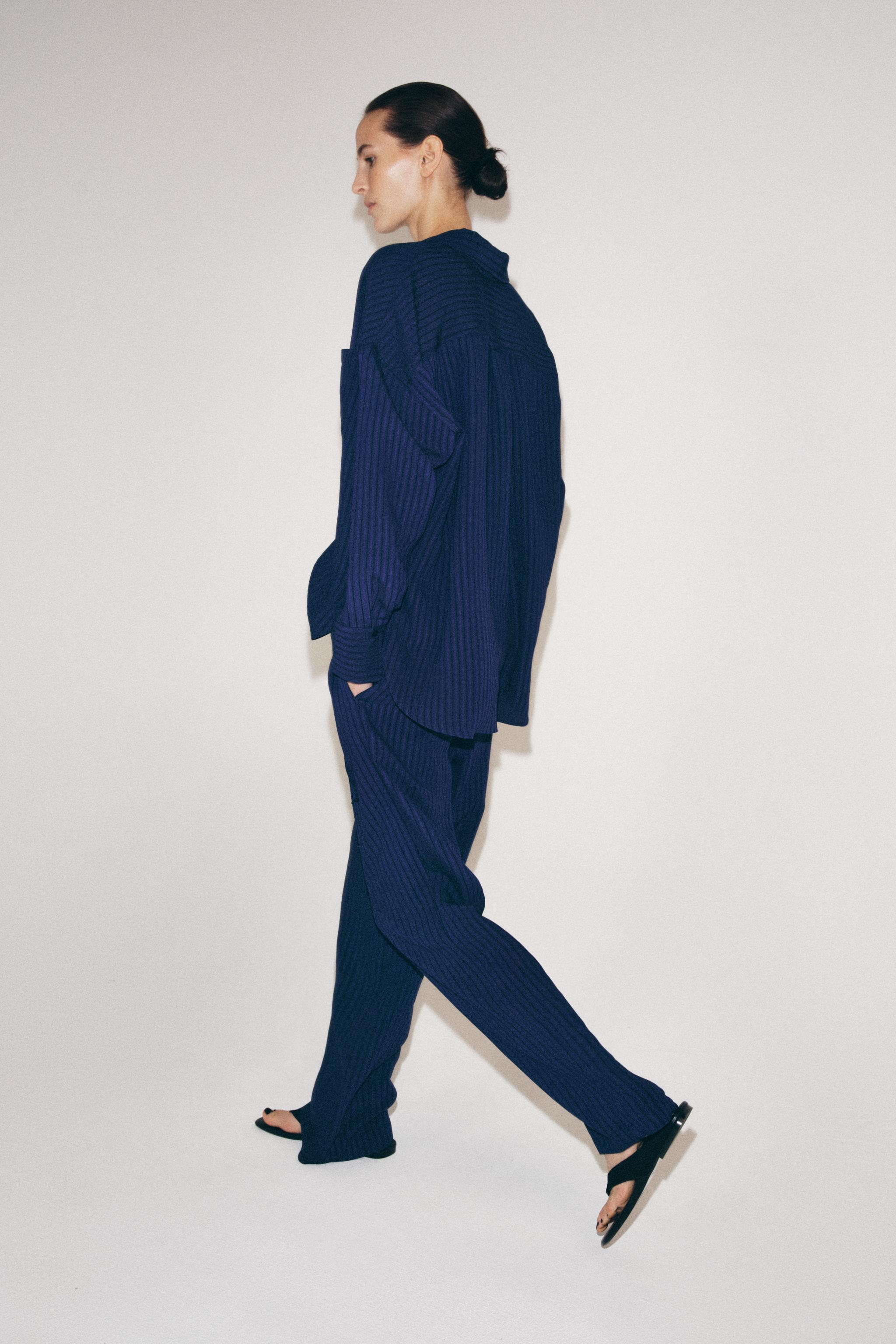 ZW COLLECTION TEXTURED PAJAMA PANTS