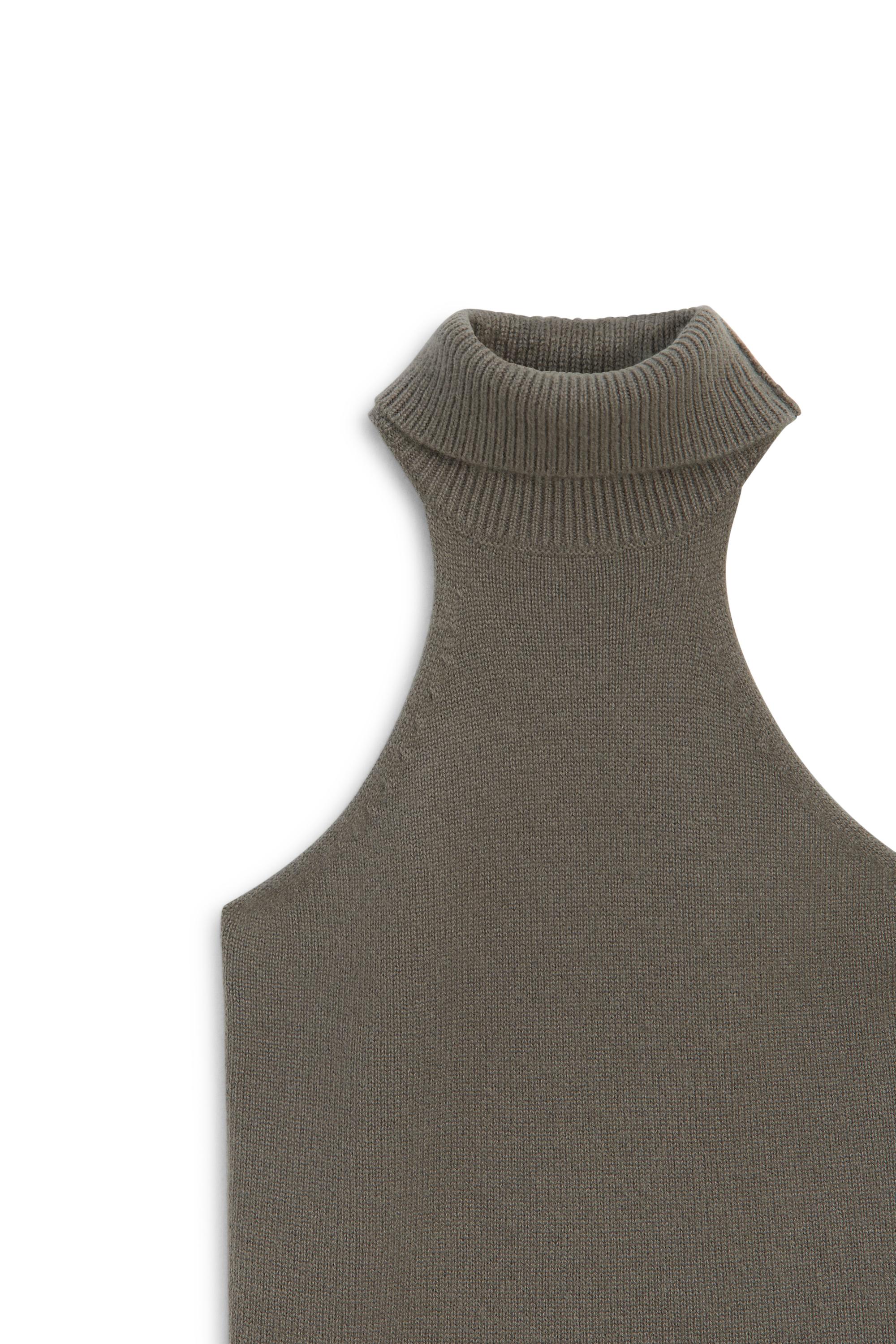 100% Cashmere Halter Knit Top - LIMITED EDITION