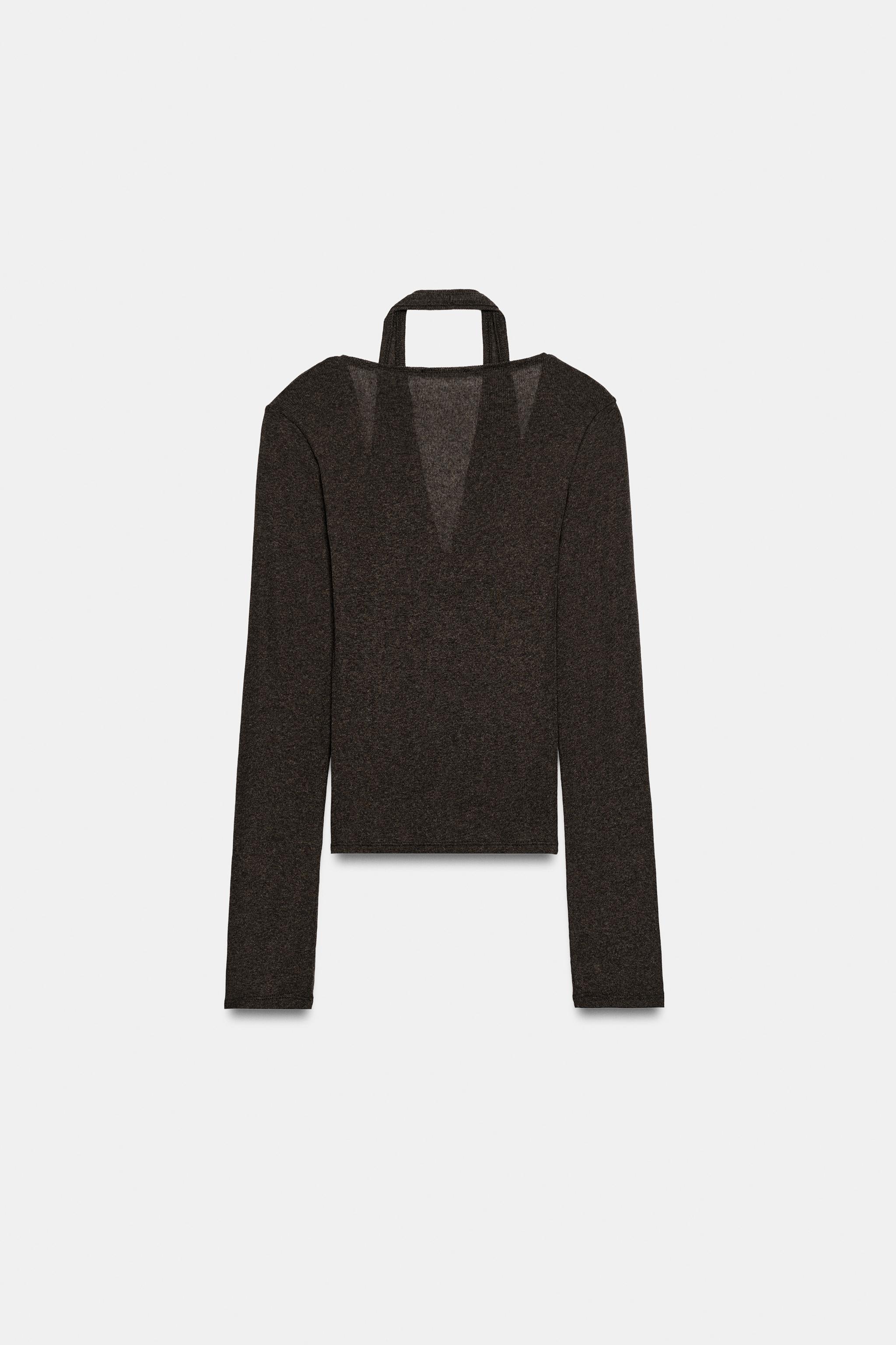 Zara LAYERED EFFECT JACKET TOP — фото 7