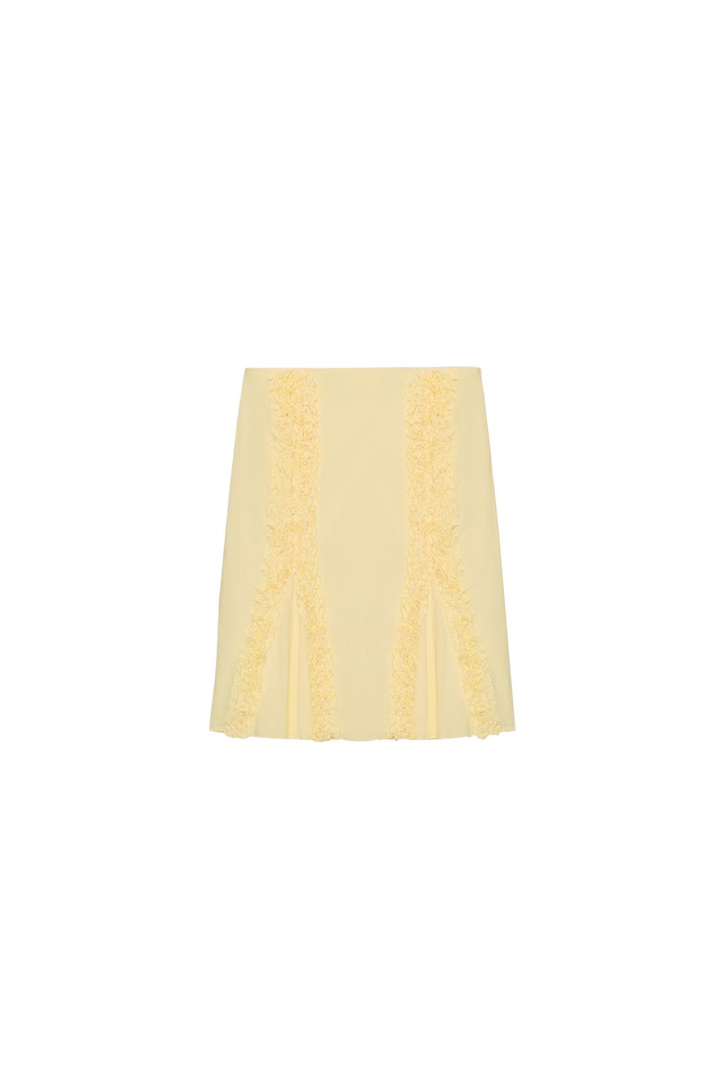 EMBOSSED RUFFLED SKIRT - image 3