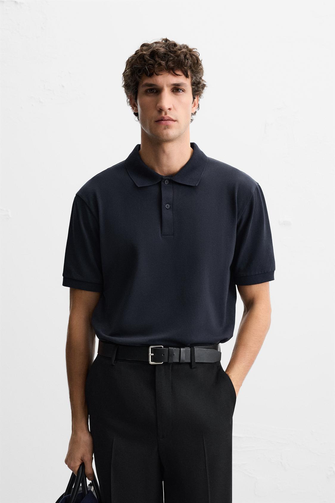 BASIC TEXTURED WEAVE PIQUÉ POLO