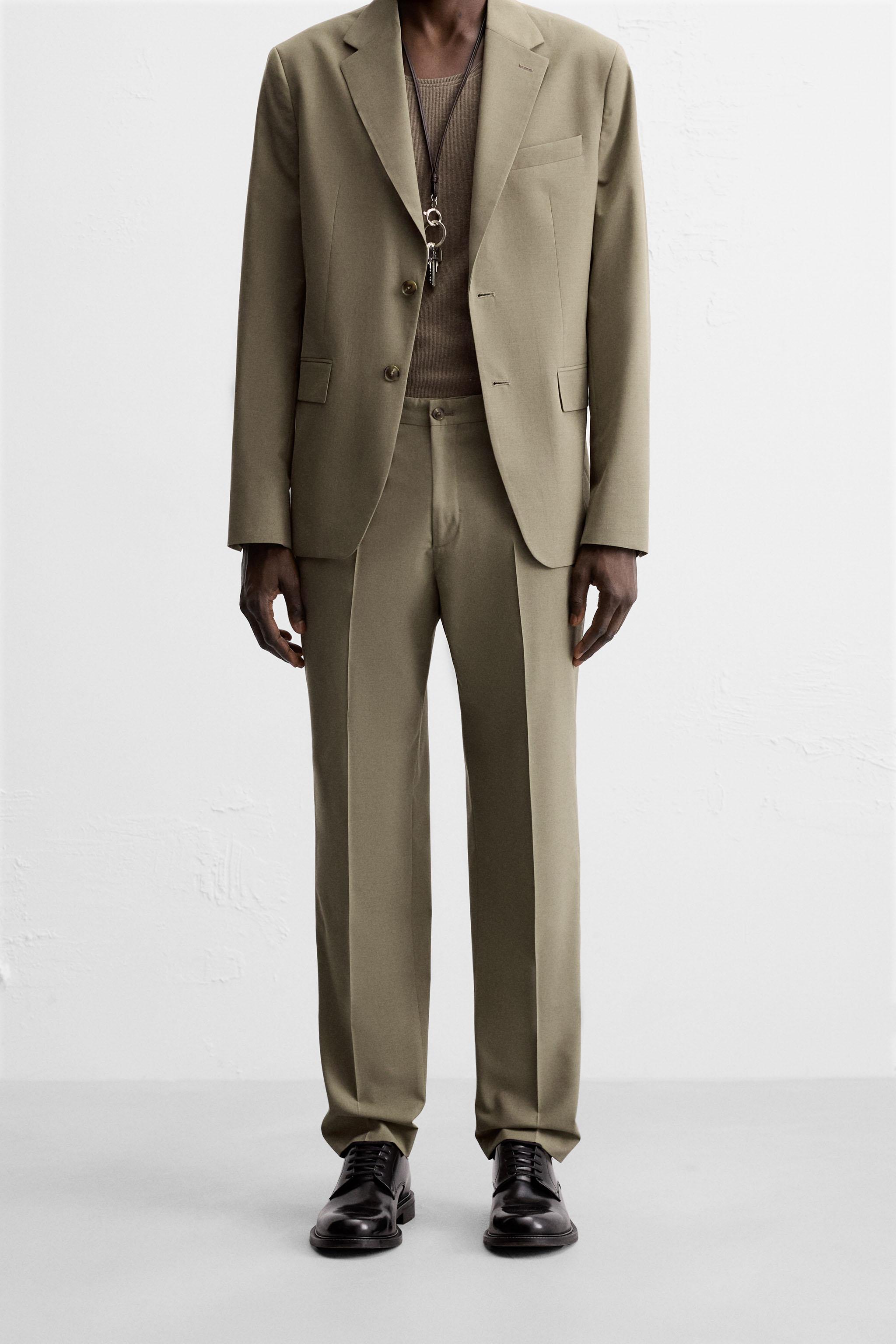 PANTALON DE COSTUME STRUCTURÉ