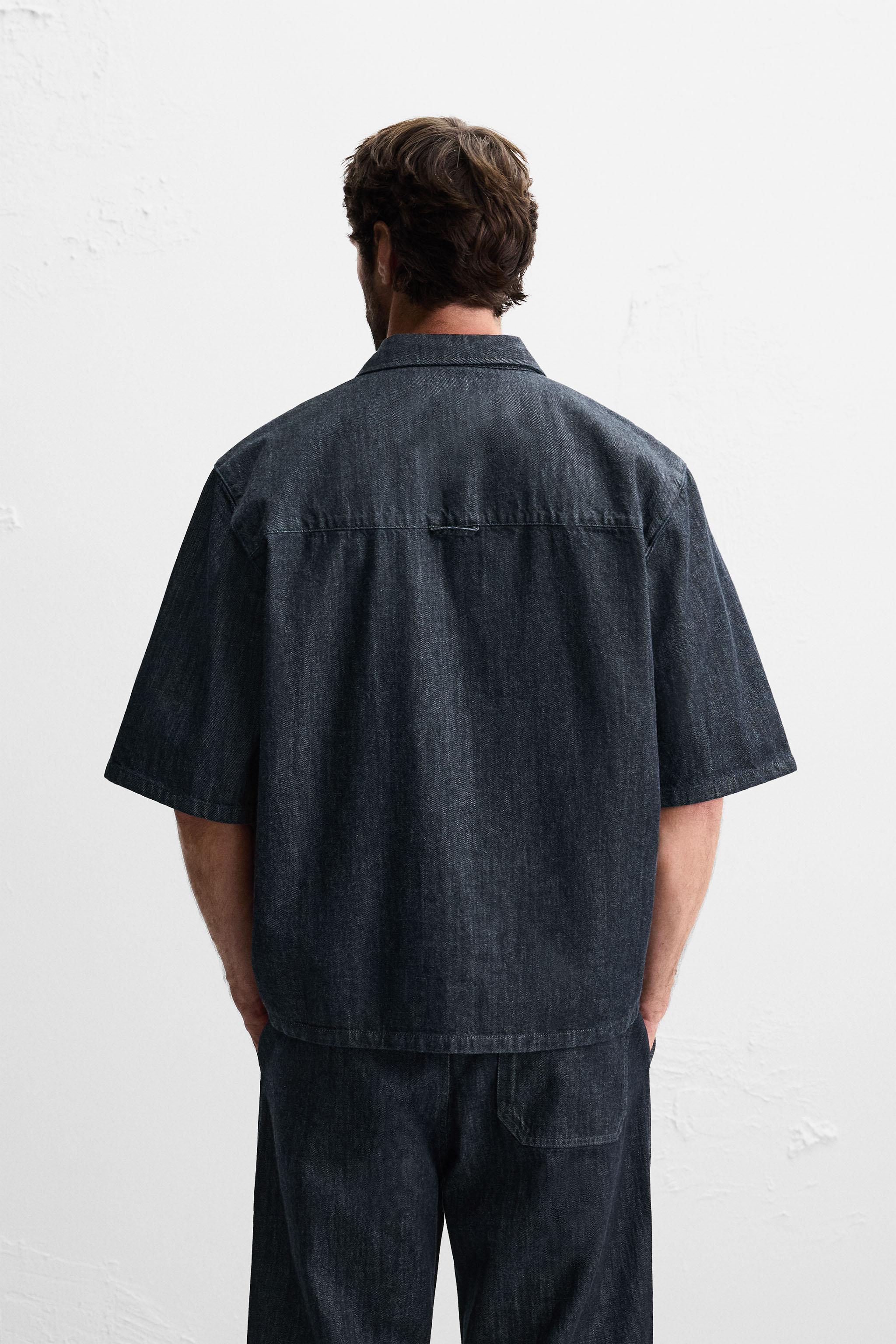 CHEMISE EN DENIM COUPE DÉCONTRACTÉE