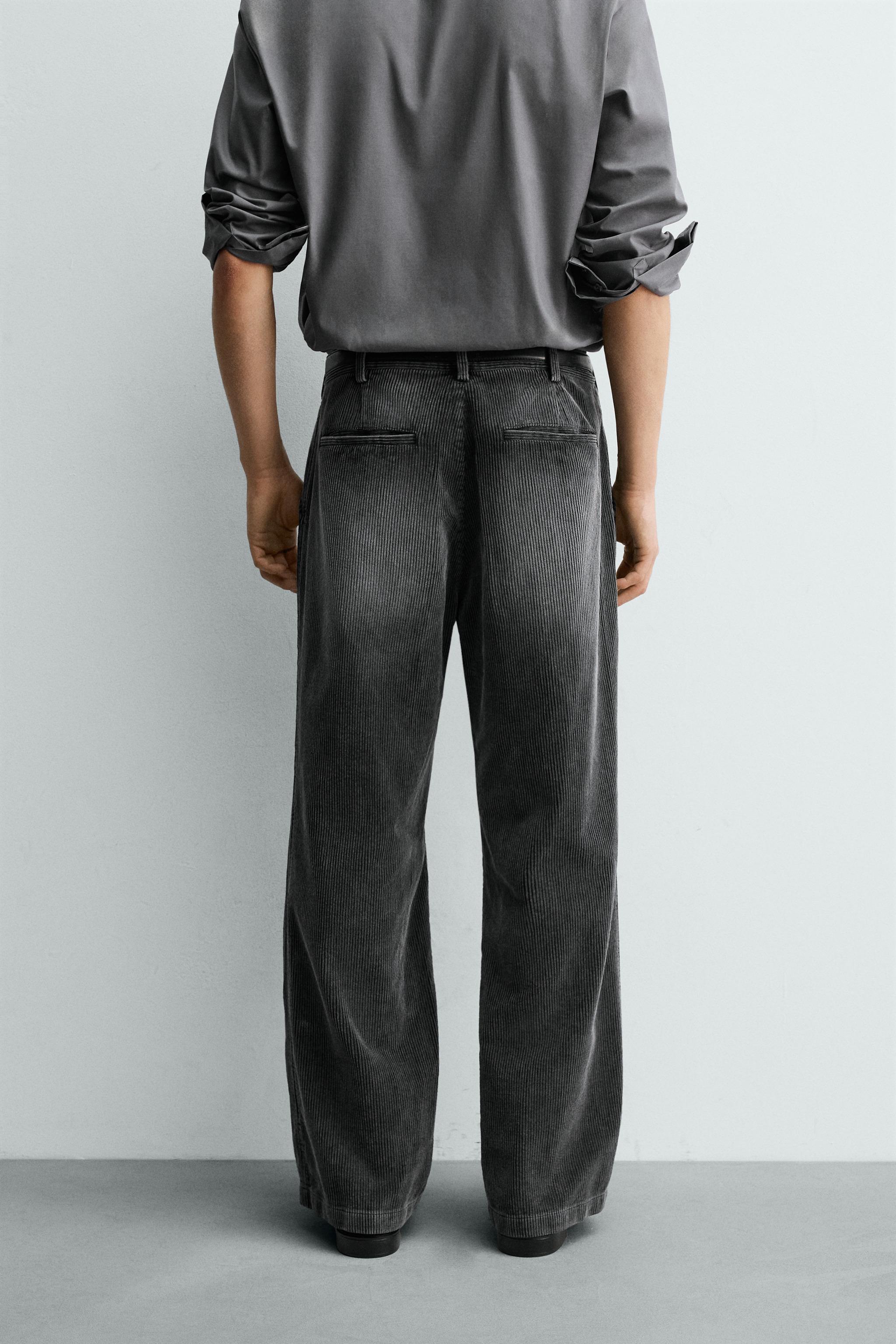RELAXED FIT CORDUROY PANTS