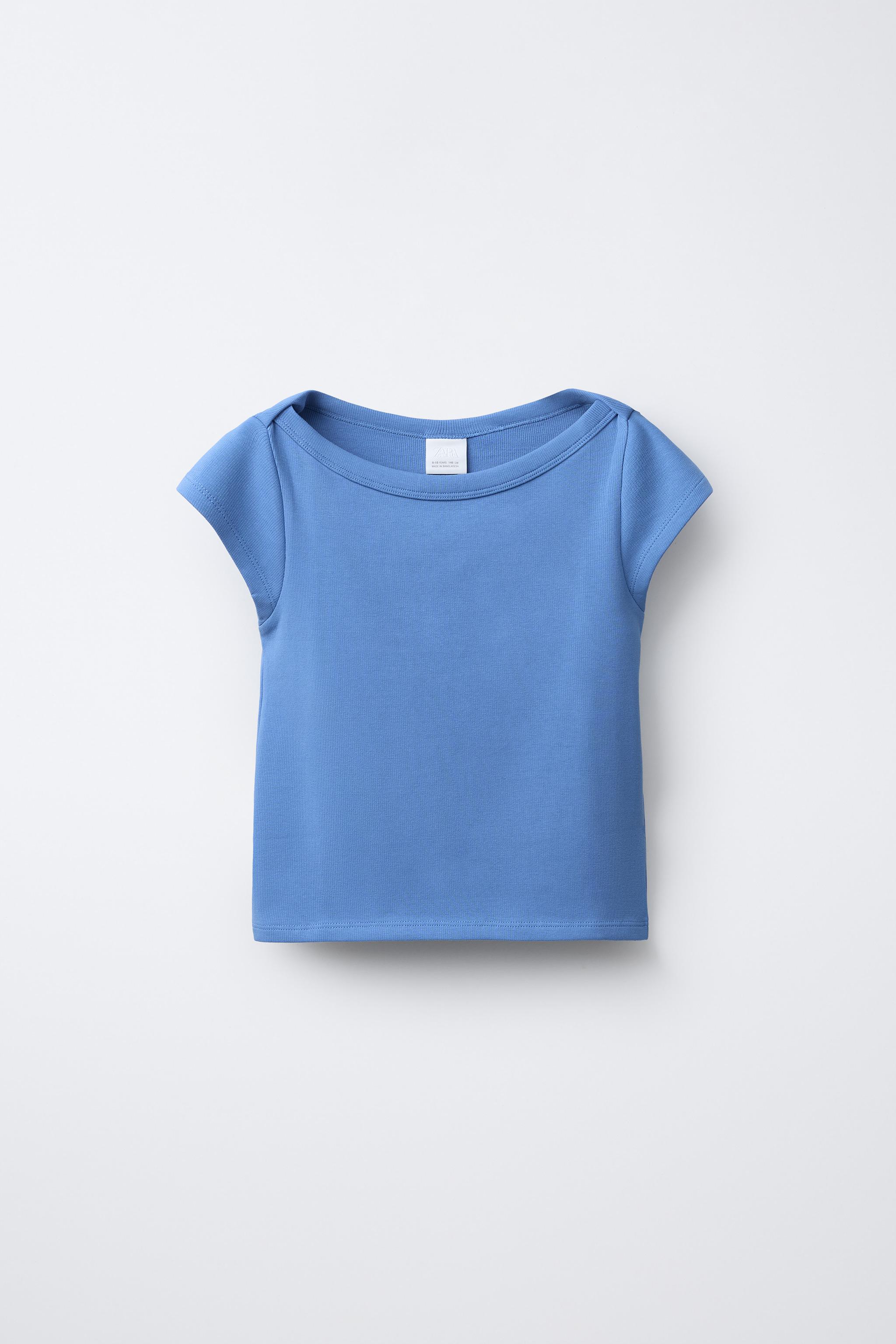 BOAT NECK T-SHIRT - Stripes | ZARA South Africa