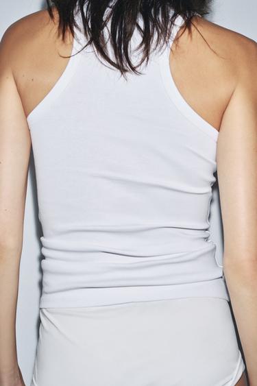 SUPIMA® COTTON TOP - White by Zara - Image 1