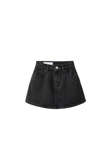 FALDA DENIM - Marino de Zara