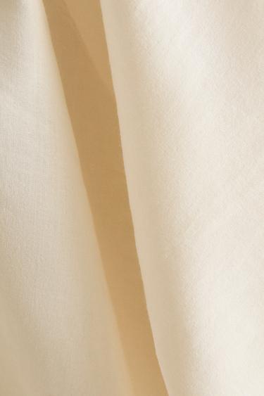 CHEMISE DE NUIT MANCHES DENTELLE - Écru de Zara - Image 3