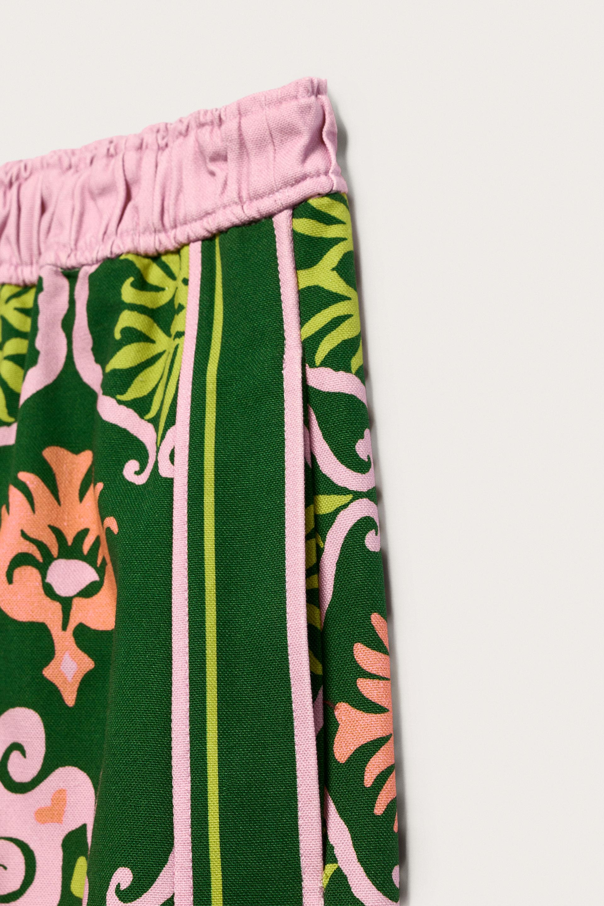 LIMITED EDITION PRINTED MIDI SKIRT thumbnail 8