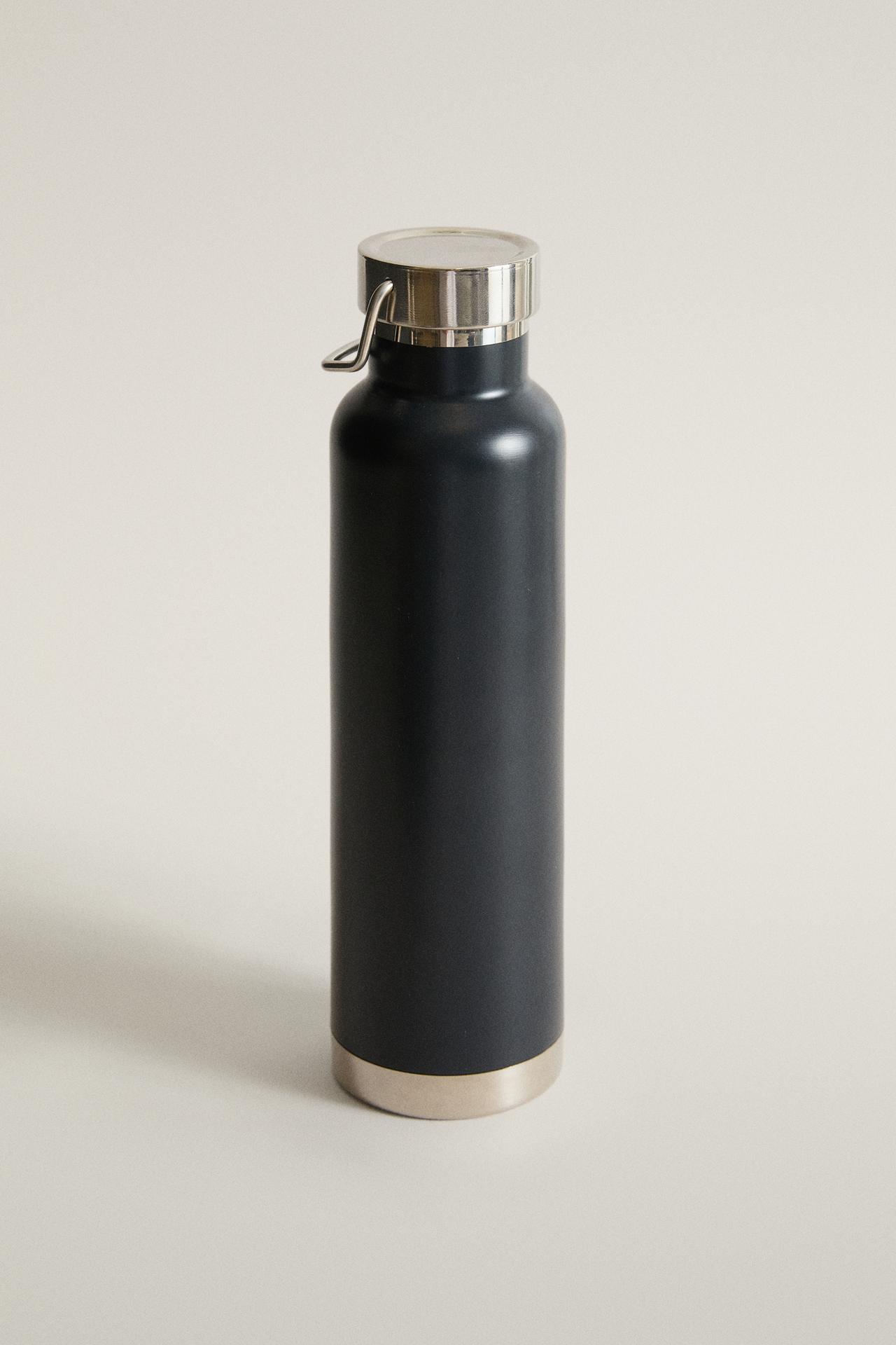 STAINLESS STEEL BOTTLE — Navy blue