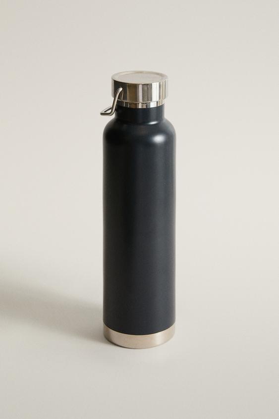 STAINLESS STEEL BOTTLE - Navy blue by Zara - Image 0