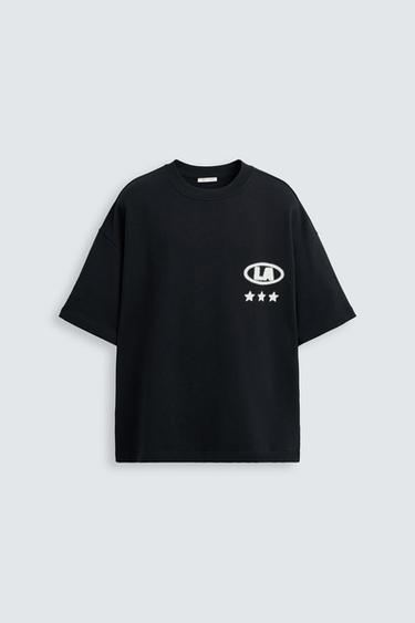 SUDADERA GRÁFICOS ESTAMPADOS - Marino de Zara