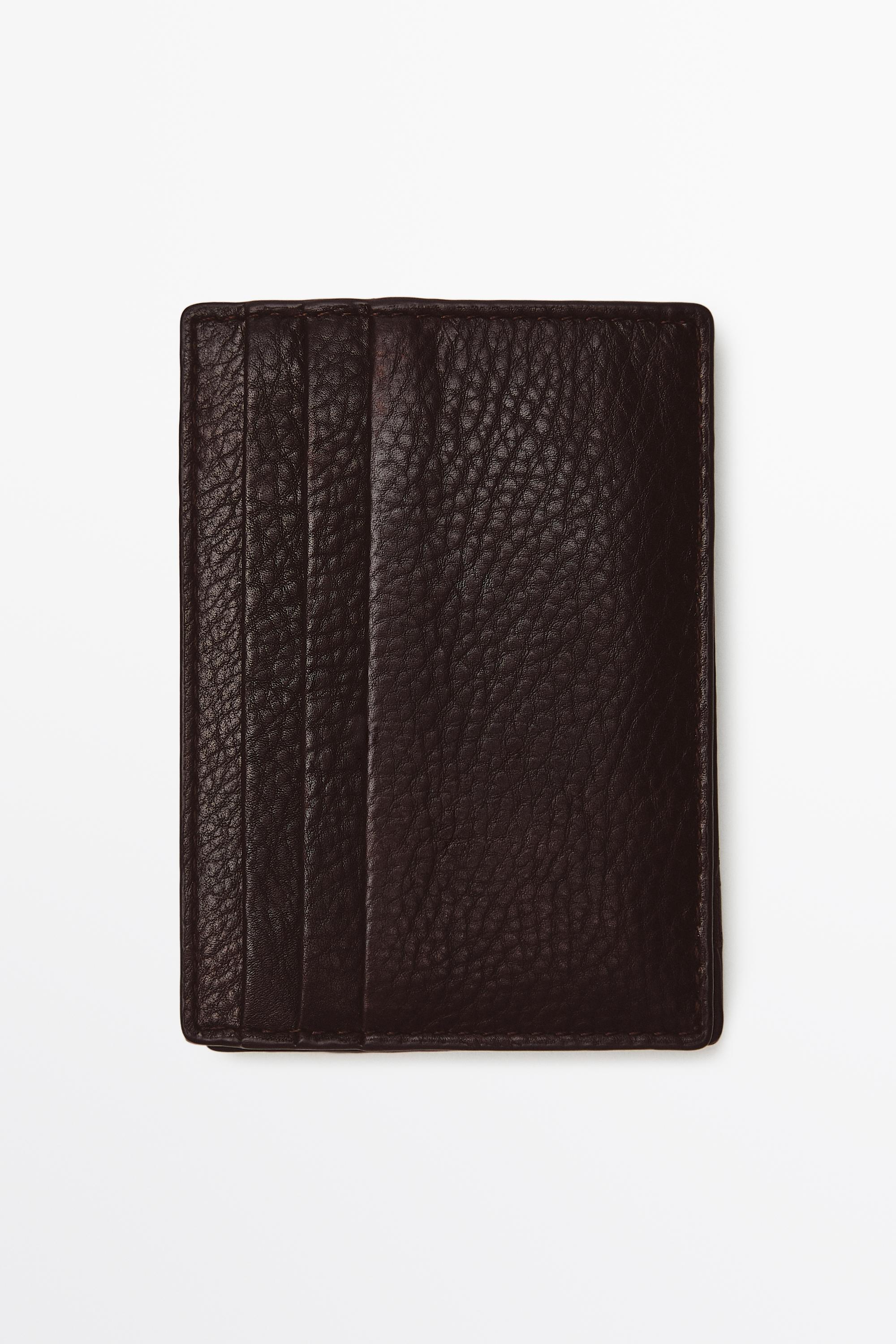 Nappa leather "magic" wallet — Brown