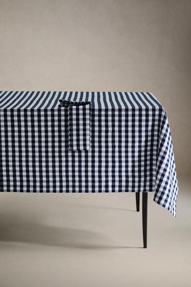 GINGHAM TABLECLOTH - Blue by Zara - Image 4