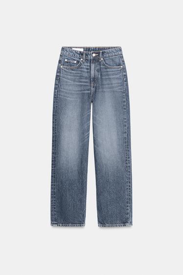 JEAN TRF MOM FIT TAILLE HAUTE - Bleu marine de Zara - Image 7