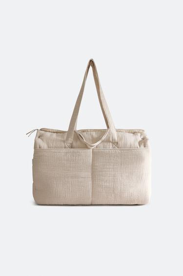 PAÑALERA ALGODÓN LUNA - Gris topo de Zara